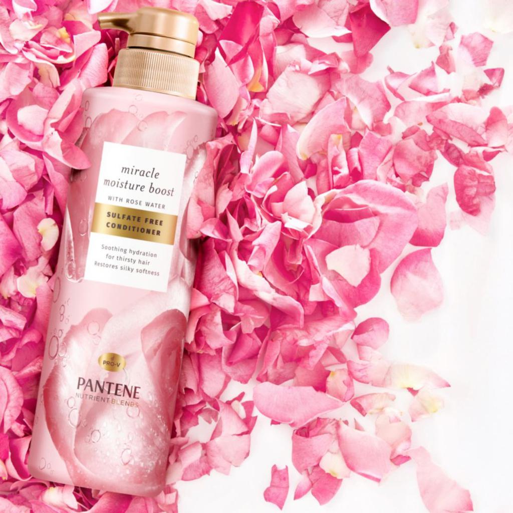 Pantene Shampoo y Acondicionador Nutrient Blends Agua de Rosas 530 mL / 17.9 oz