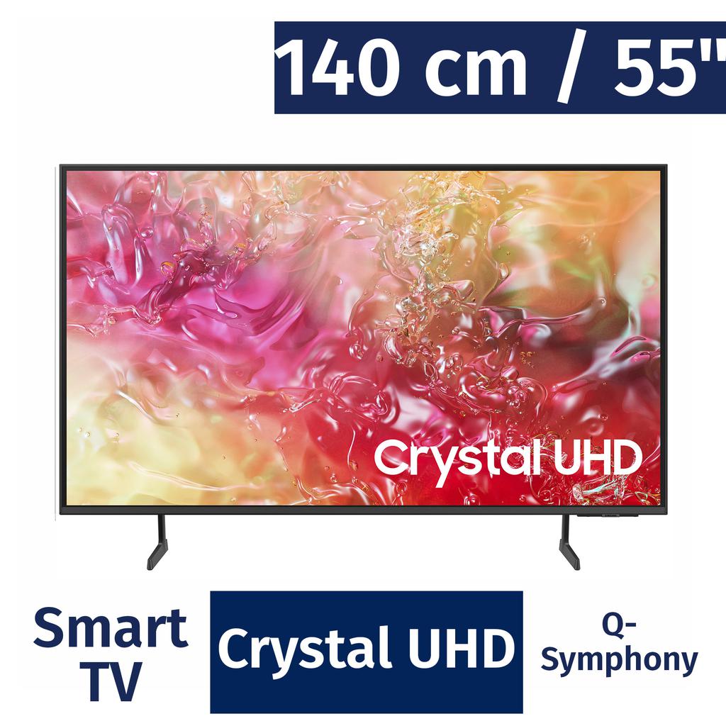 Samsung 140 cm / 55” Pulgadas Smart Tizen OS 4K Crystal UHD TV UN55DU7000PXPA