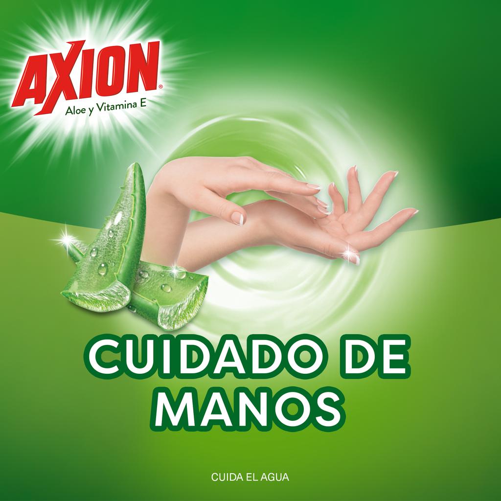 Axion Lavaplatos en Crema con Aloe y Vitamina E 6 Unidades / 425 g / 15 oz