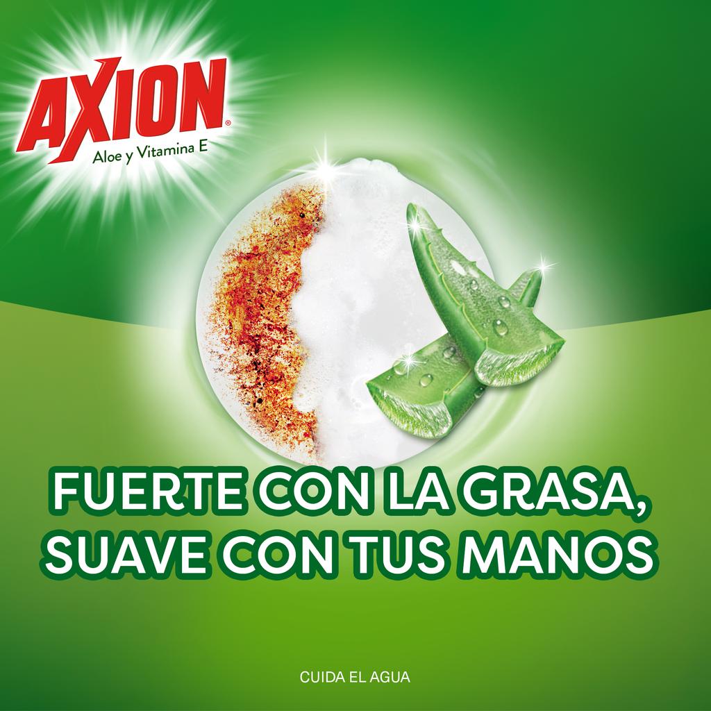 Axion Lavaplatos en Crema con Aloe y Vitamina E 6 Unidades / 425 g / 15 oz
