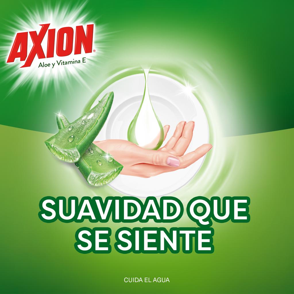 Axion Lavaplatos en Crema con Aloe y Vitamina E 6 Unidades / 425 g / 15 oz