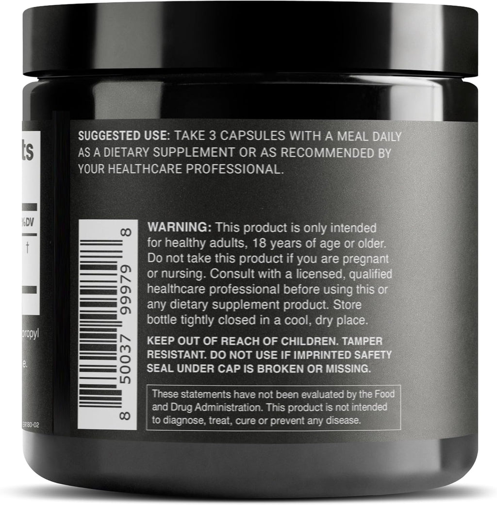 Toniiq Berberina de ultra alta resistencia de 1500 mg de suplemento de berberina del Himalaya - 97% altamente purificada y biodisponible - Fórmula concentrada cosechada silvestre HCL -3