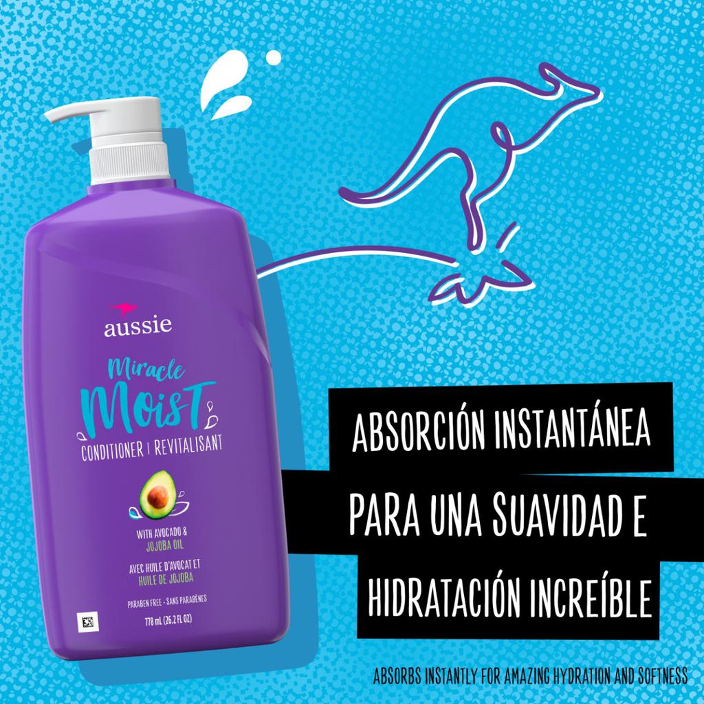 Aussie Acondicionador Miracle Moist 778 mL / 26.3 oz