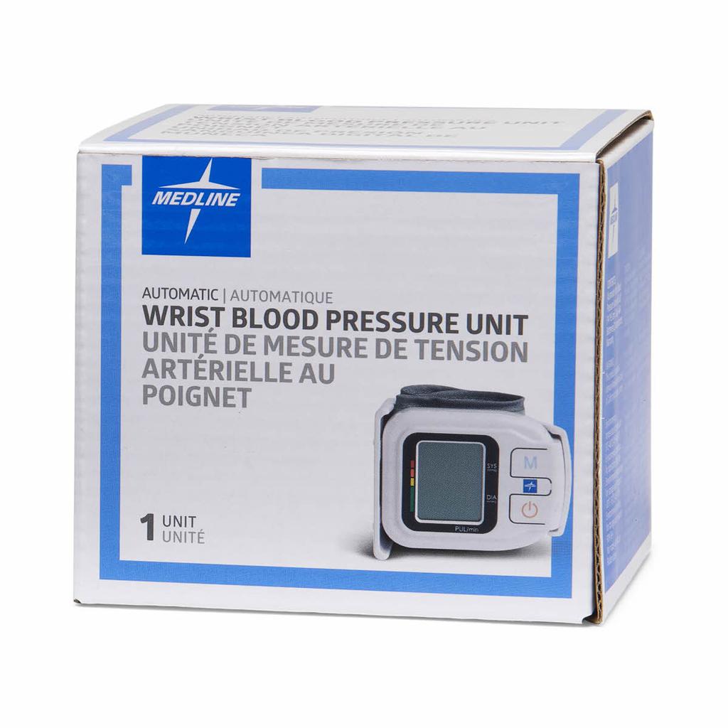 Medline Monitor de Presión Arterial de Muñeca MDS3003P