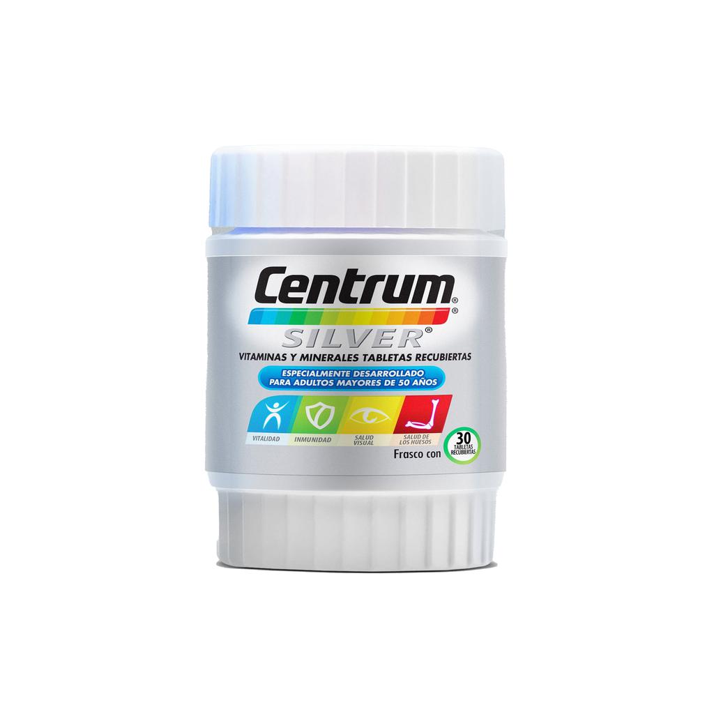 Centrum Silver Multivitamínico Tabletas Recubiertas 4 Unidades