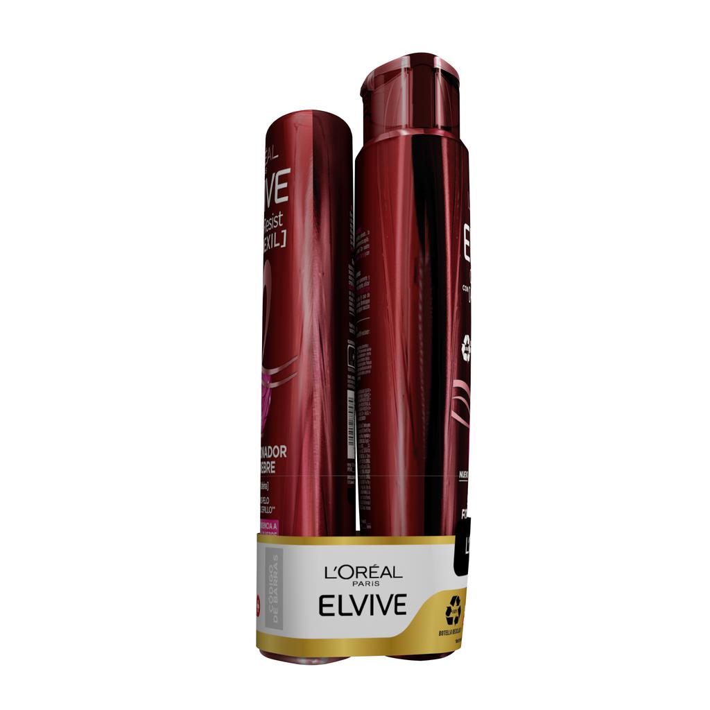 Elvive Anticaída con Aminexil Shampoo 680 mL + Acondicionador 370 mL