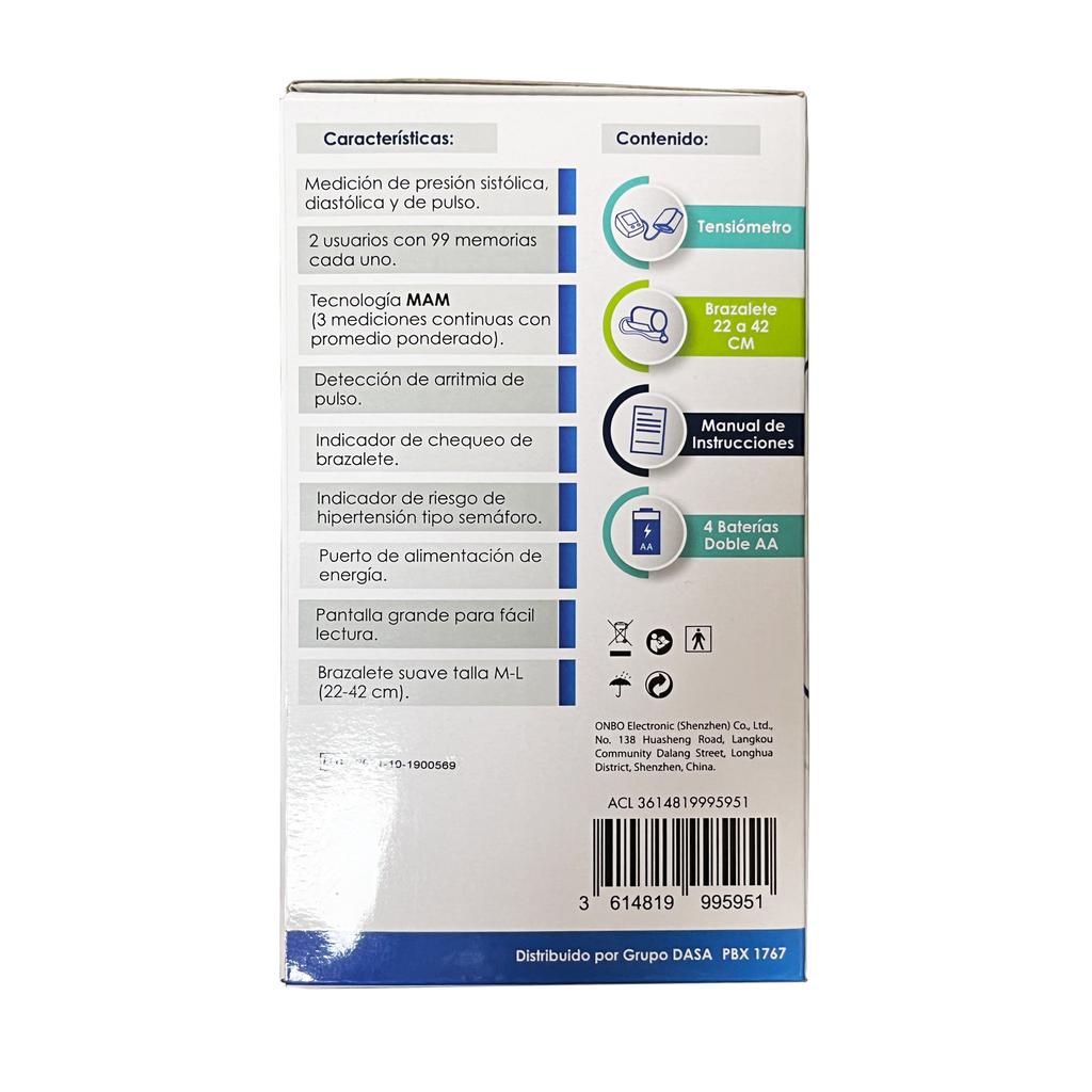 Dasa Health Plus Tensiómetro de Brazo