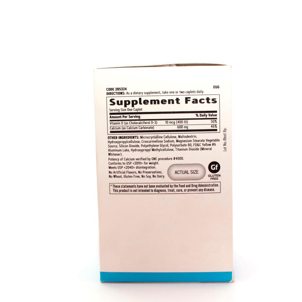 GNC Calcio con Vitamina D-3 120 Unidades