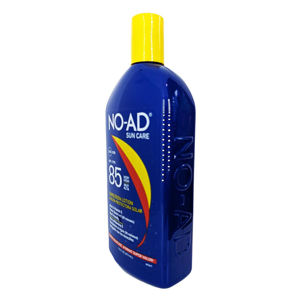 NO-AD SPF 85 Protector Solar 475 mL / 16 oz