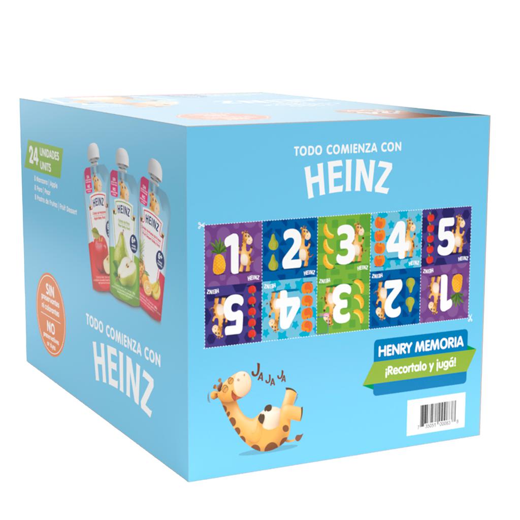 Heinz Colados Surtidos para Bebé 24 Unidades / 105 g / 3.7 oz