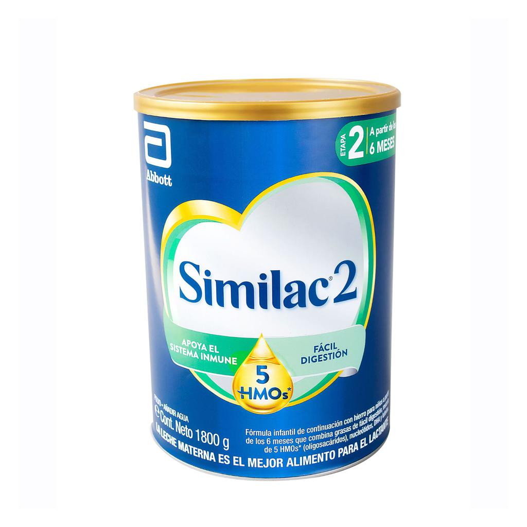 Similac 2 Formula para Bebé en Polvo Enriquecida con 5HMO 1.8 kg / 4 lb