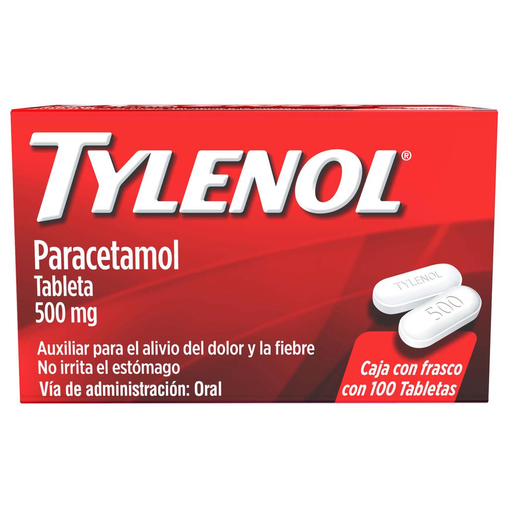 Tylenol Acetaminofen Extra Fuerte 100 Unidades