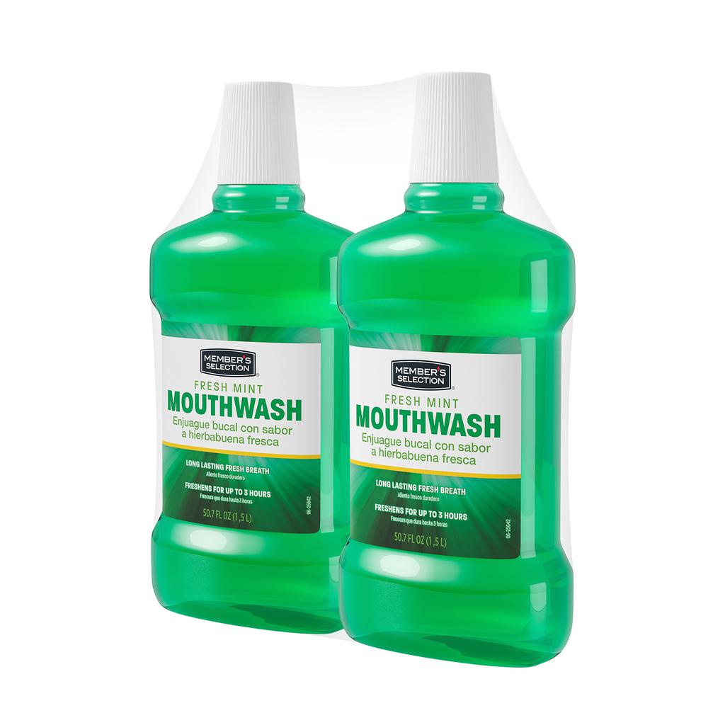 Member's Selection Enjuague Bucal de Menta Fresca 2 Unidades / 1.5 L / 50.7 oz