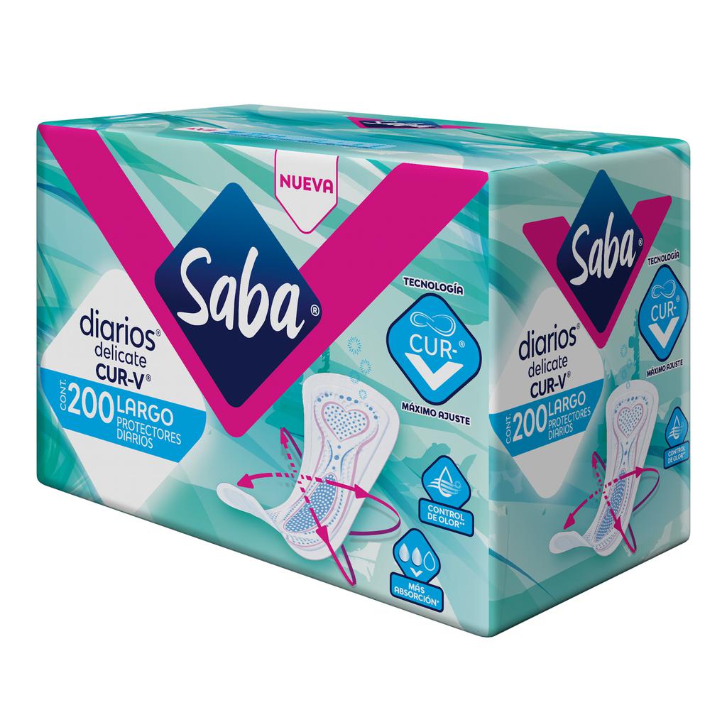 Saba Protectores Diarios Cur-V 200 Unidades