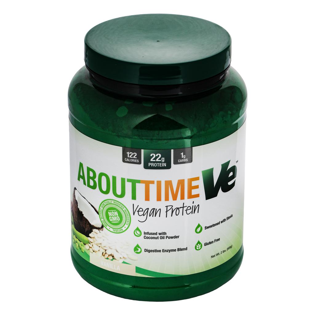 About Time Vé Proteína Vegana de Vainilla 908 g / 32 oz