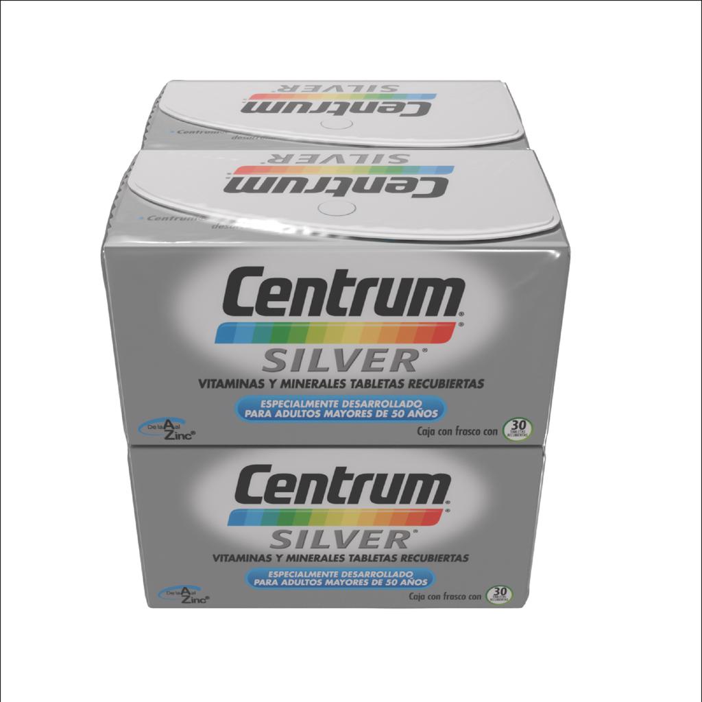 Centrum Silver Multivitamínico Tabletas Recubiertas 4 Unidades