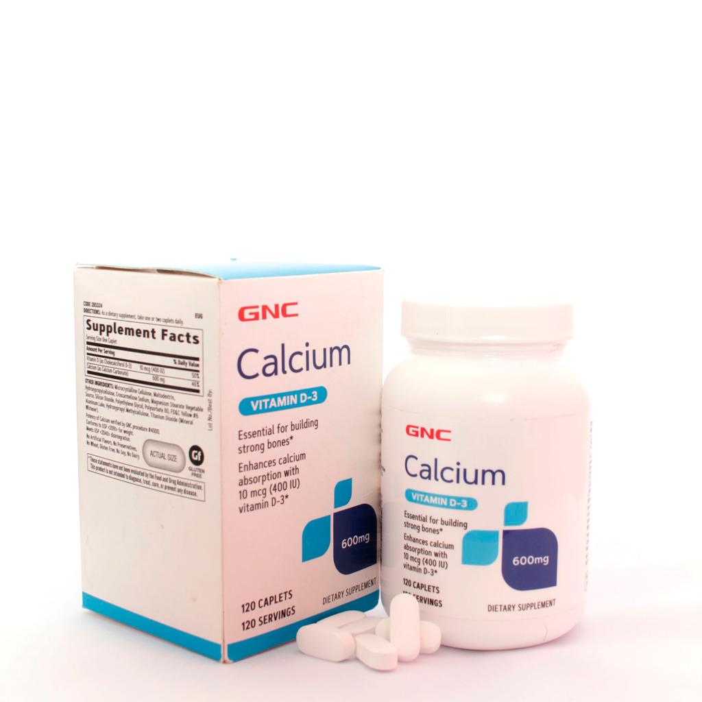 GNC Calcio con Vitamina D-3 120 Unidades