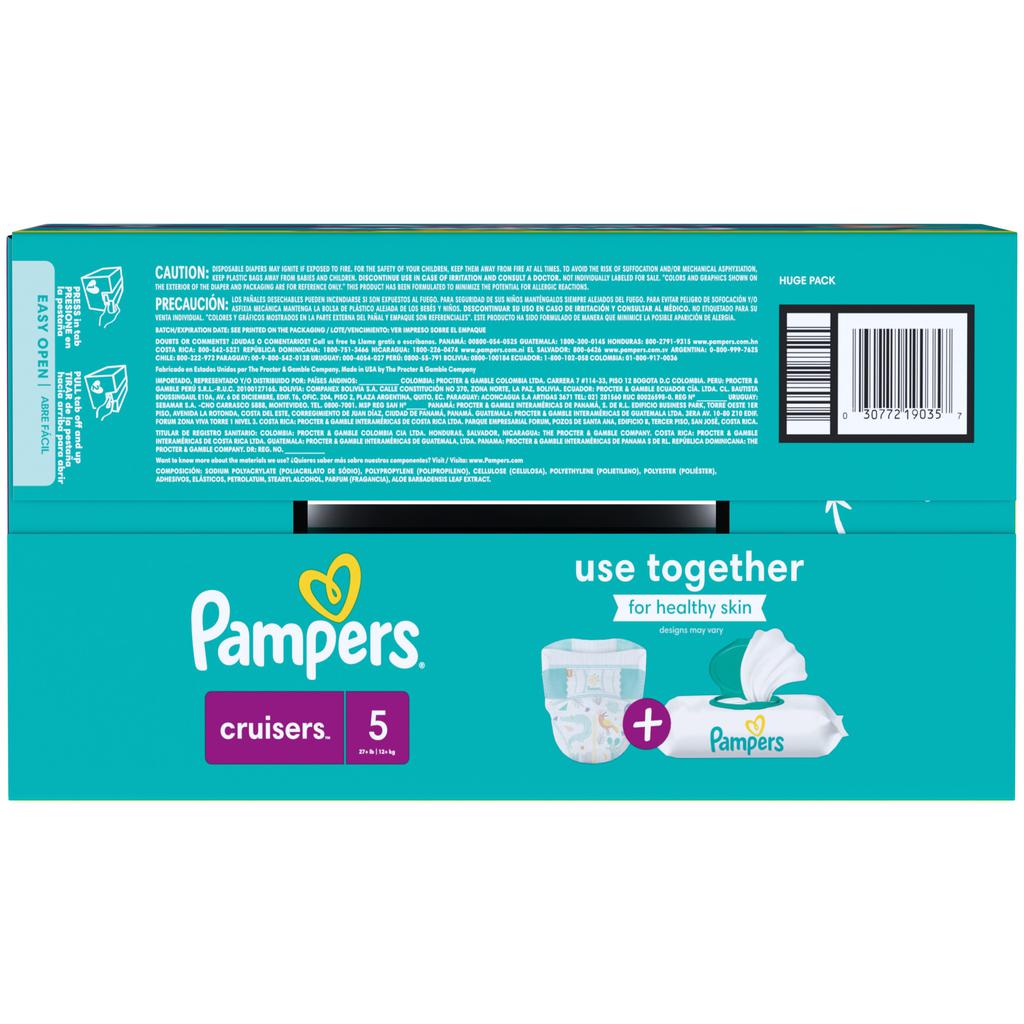 Pampers Pañales para Bebé Etapa 5 - 128 Unidades