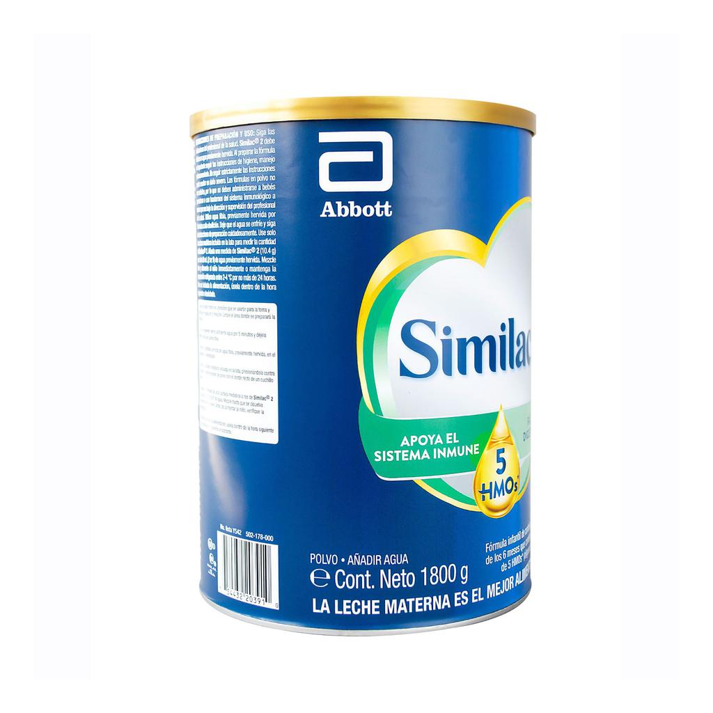 Similac 2 Formula para Bebé en Polvo Enriquecida con 5HMO 1.8 kg / 4 lb