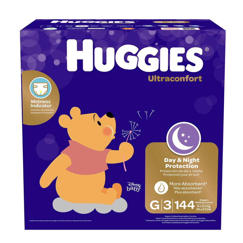 Huggies UltraConfort Talla G / 144 Unidades