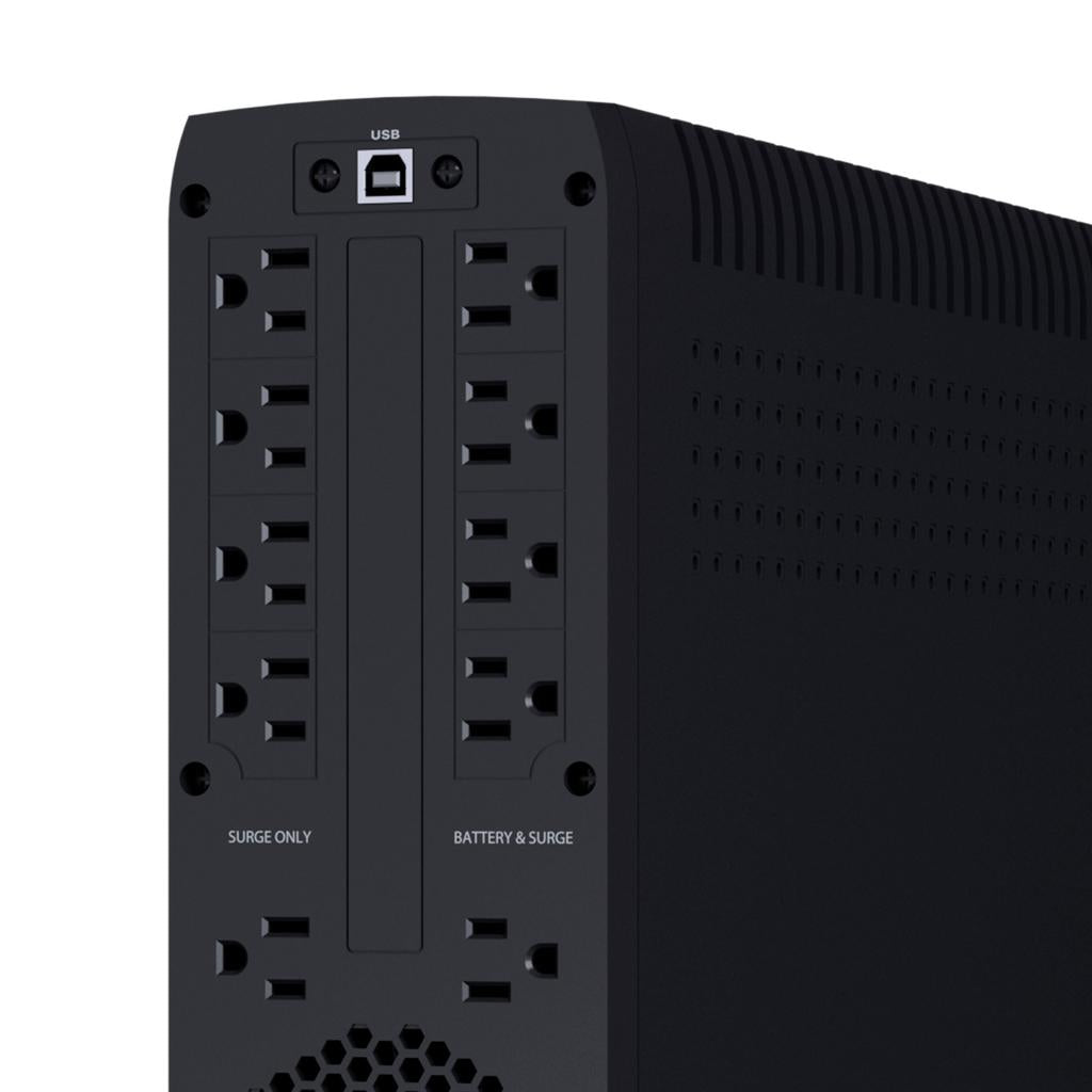 Member's Selection Respaldo de Batería UPS Inteligente con Protección contra Sobretensiones 1 000 VA / 600 W ST-1000MS