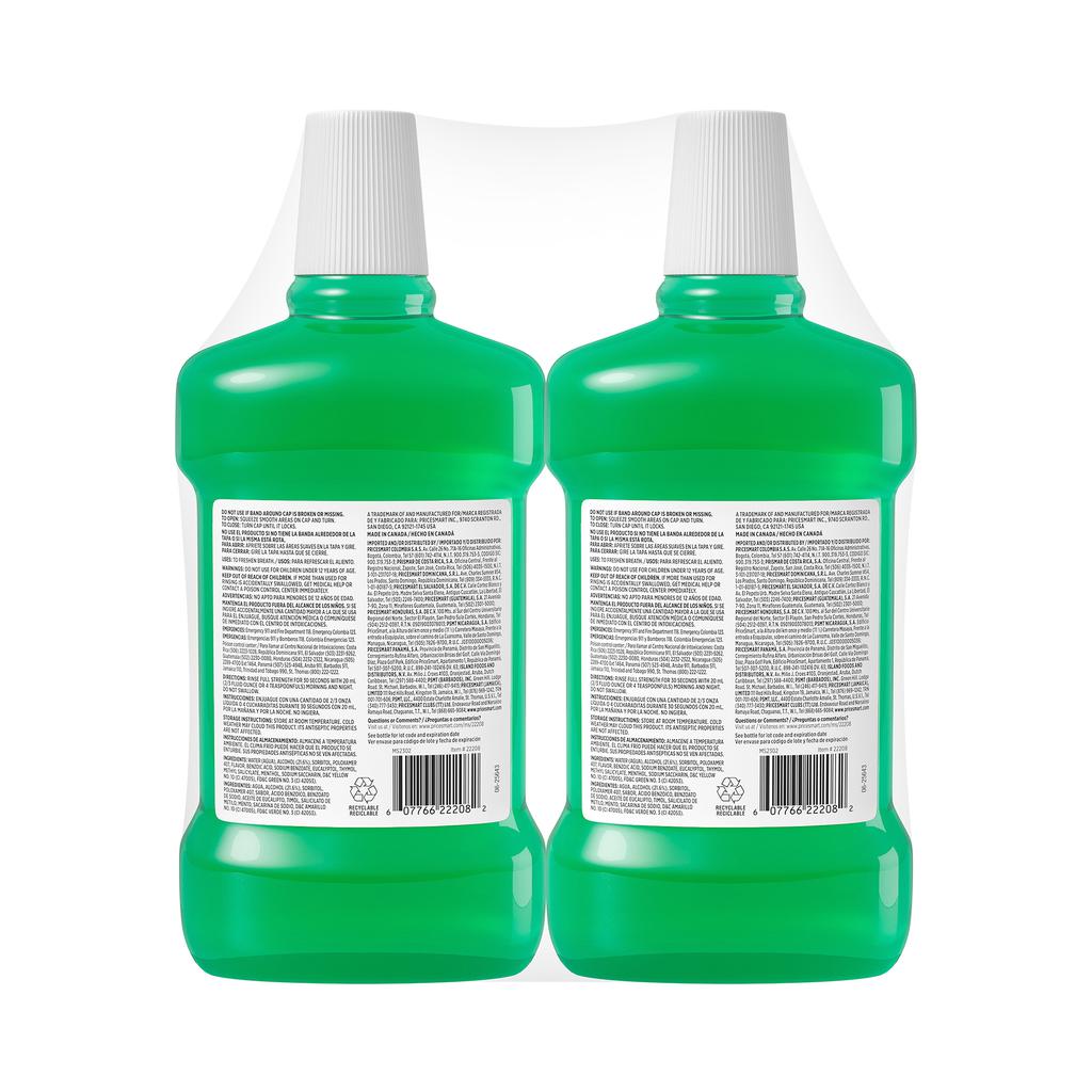 Member's Selection Enjuague Bucal de Menta Fresca 2 Unidades / 1.5 L / 50.7 oz