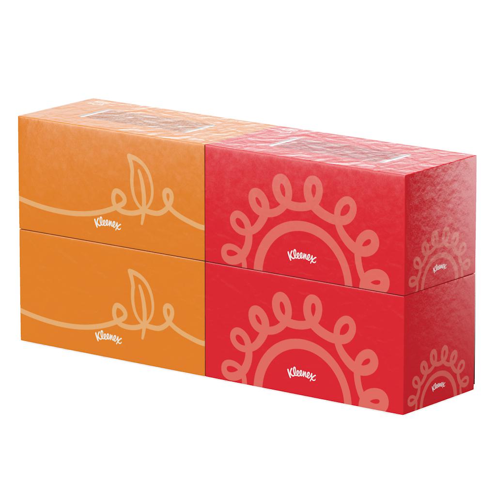 Kleenex Pañuelos Desechables 4 Unidades / 150 Hojas