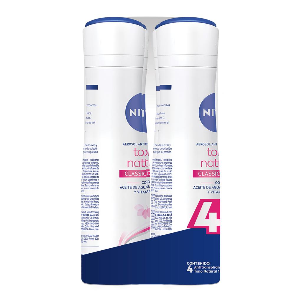 Nivea Desodorante en Spray 4 Unidades / 150 mL / 5 oz