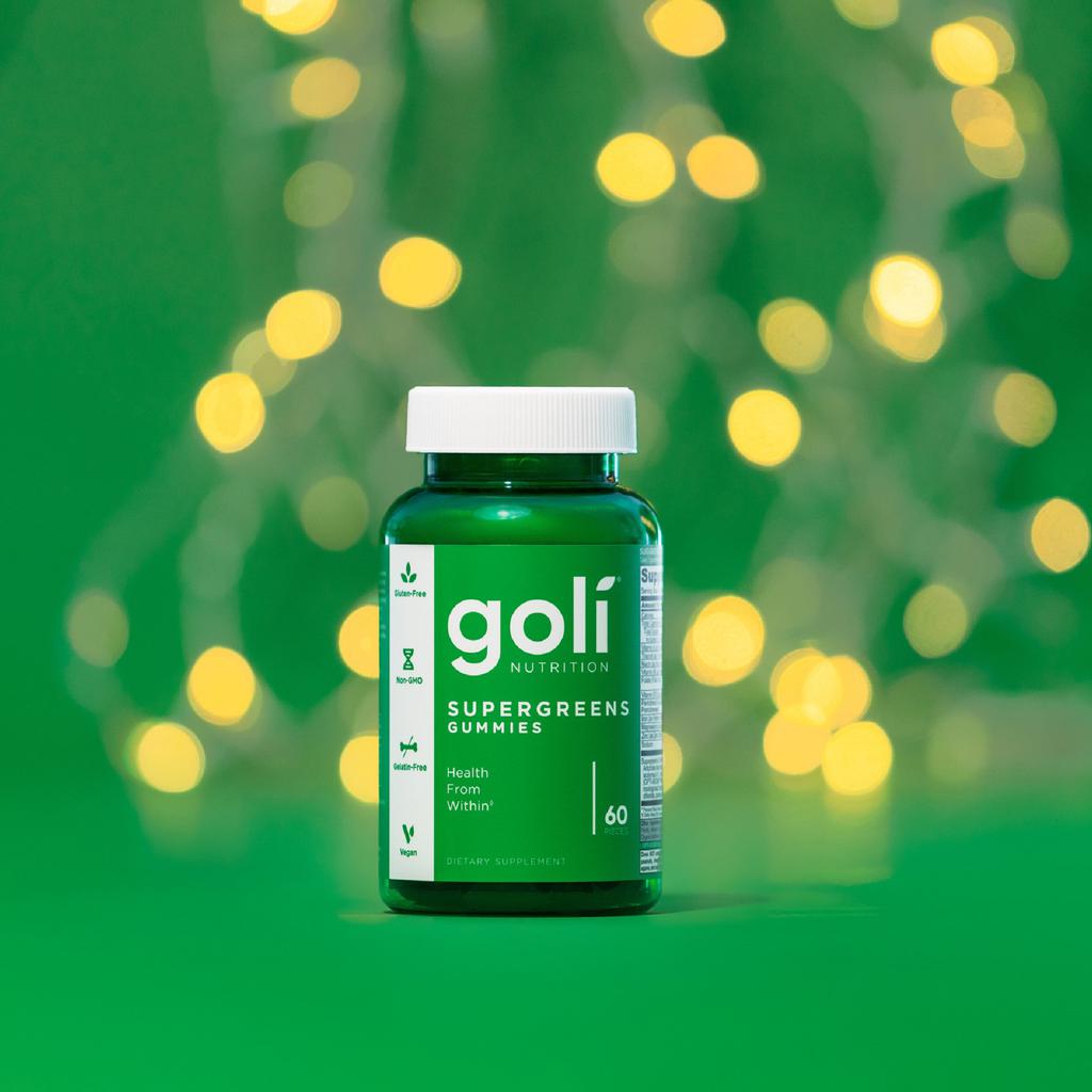 Goli Gomas Supergreens Suplemento Nutricional 60 Unidades