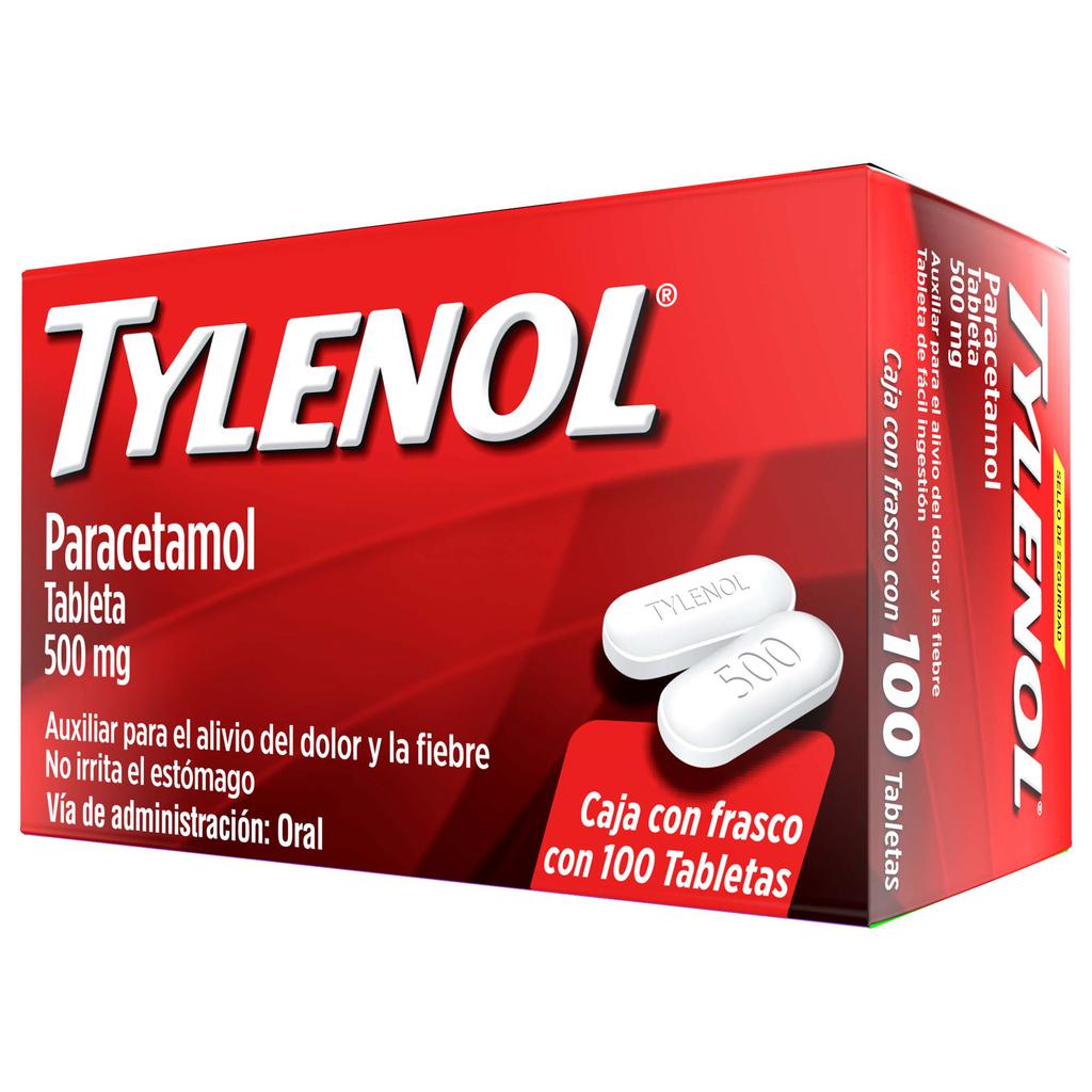 Tylenol Acetaminofen Extra Fuerte 100 Unidades