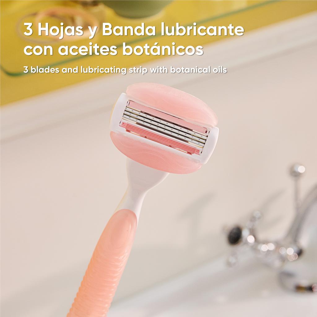 Gillette Venus Rasuradora para Mujer + 12 Cartuchos Humectantes