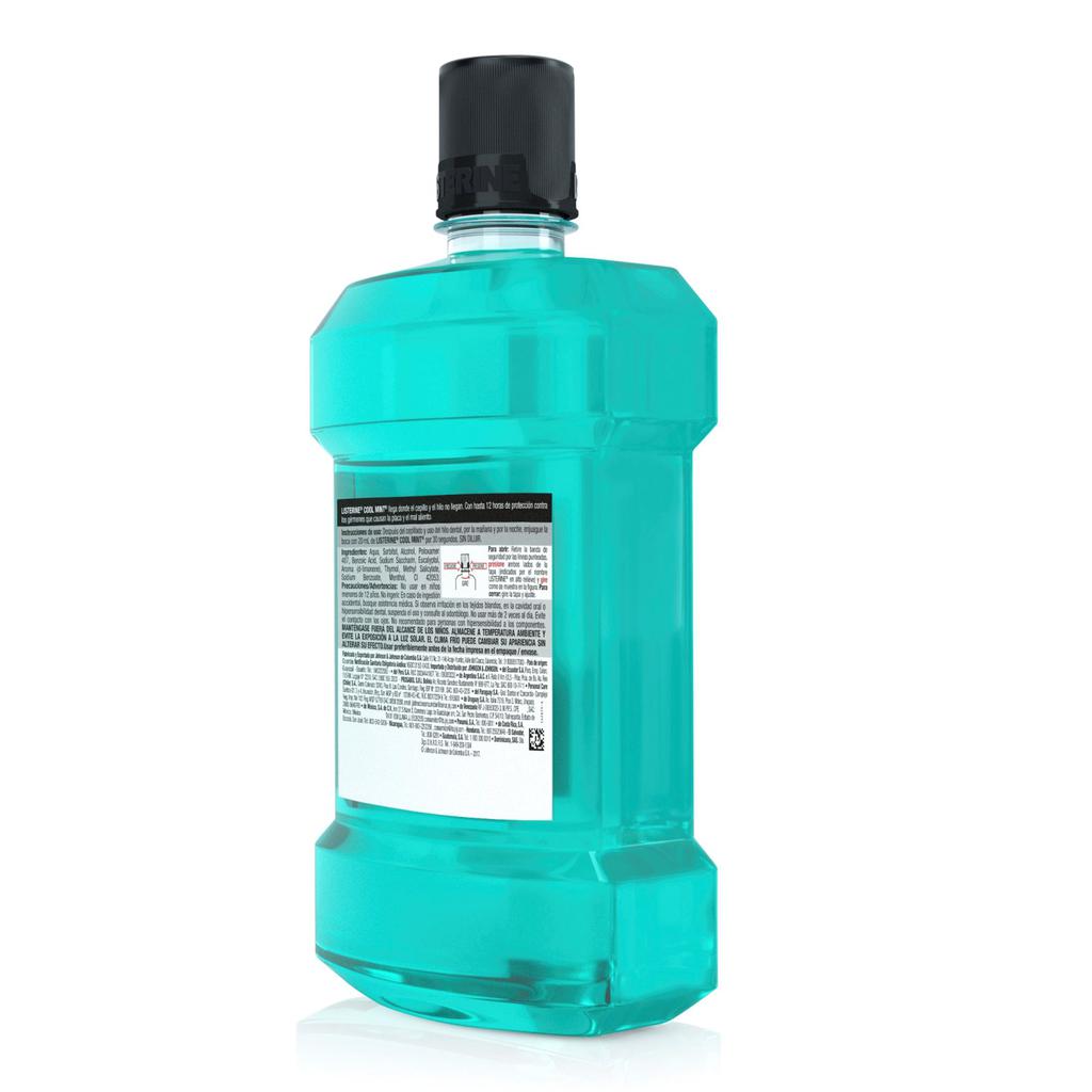Listerine Coolmint Enjuague Bucal con 12 Horas de Protección 1.5 L / 50.7 oz