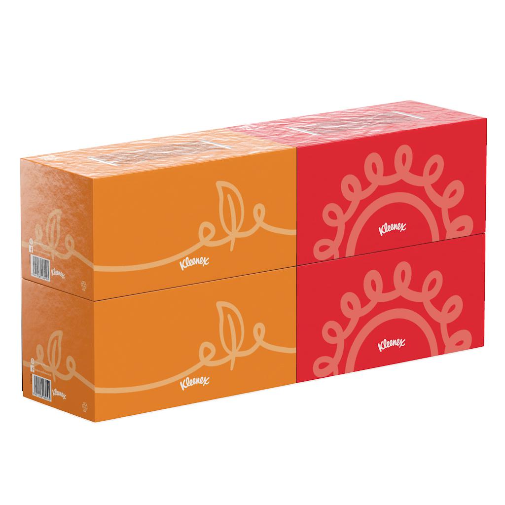 Kleenex Pañuelos Desechables 4 Unidades / 150 Hojas
