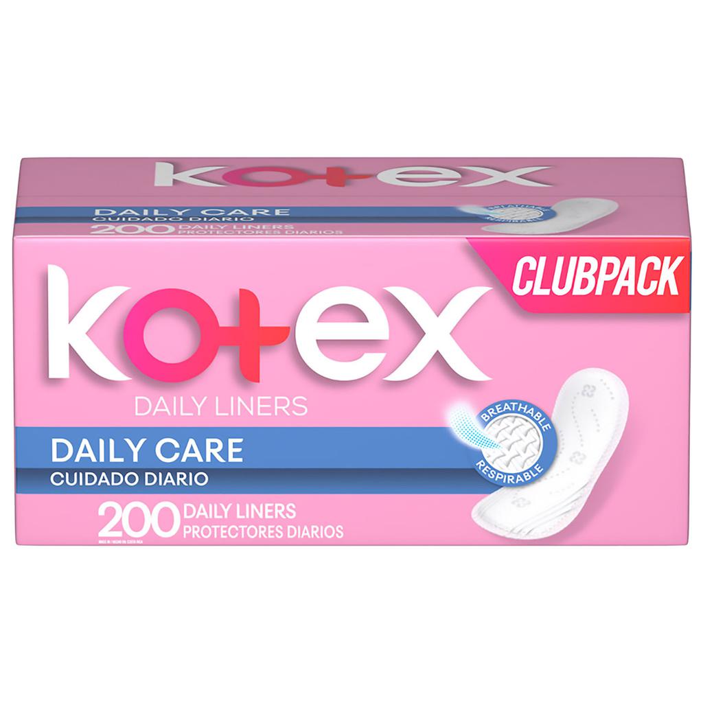 Kotex Protectores Cuidado Diario 200 Unidades