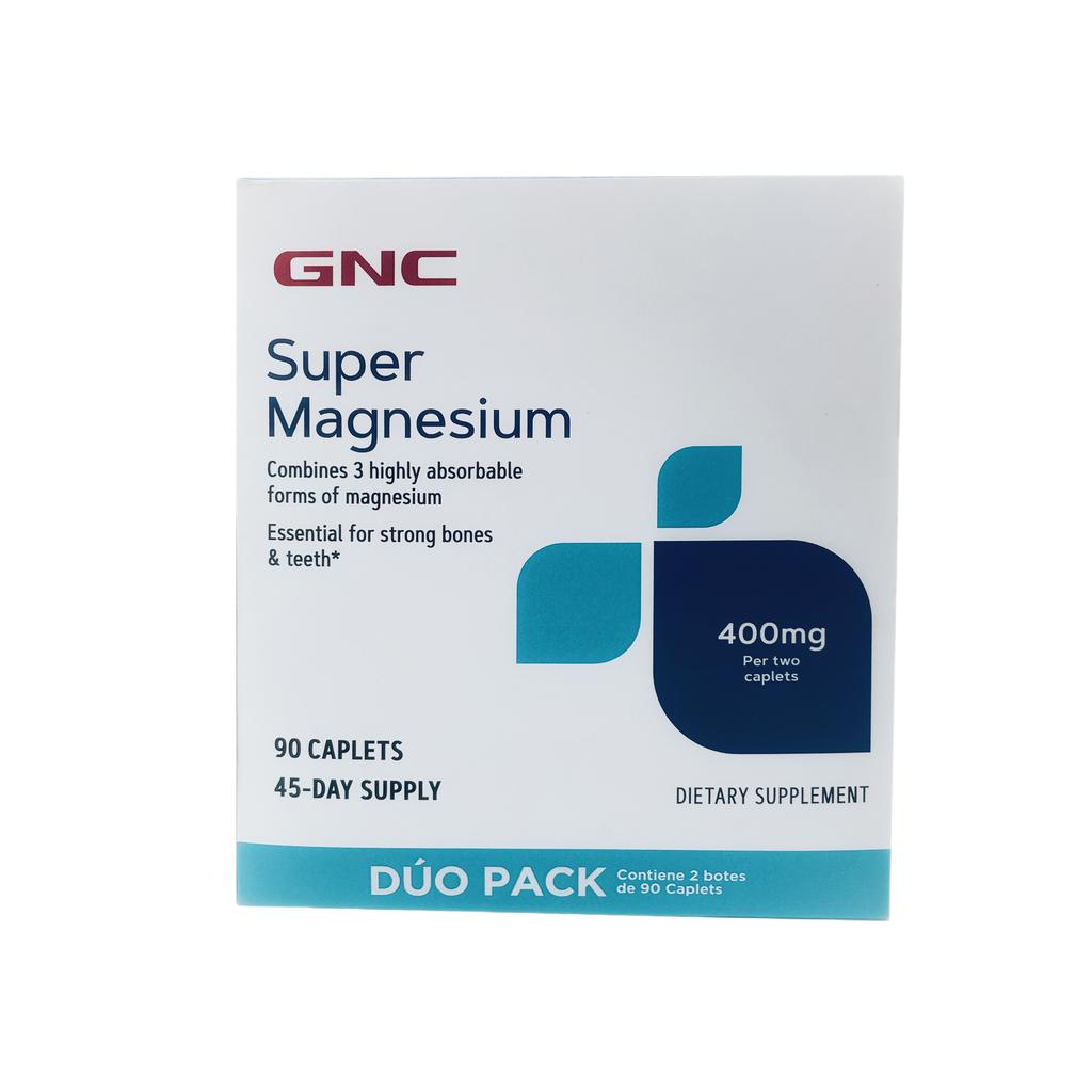GNC Super Magnesio 2 Unidades / 90 Tabletas