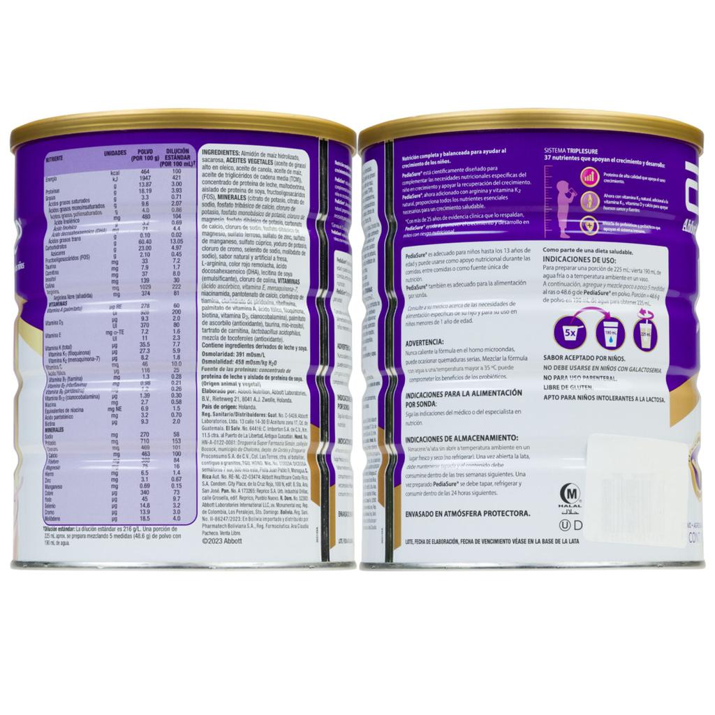 Pediasure Fresa Alimento Nutricional en Polvo  2 Unidades / 900 g