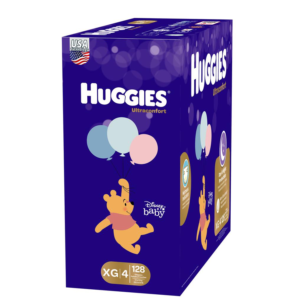 Huggies UltraConfort Talla XG / 128 Unidades