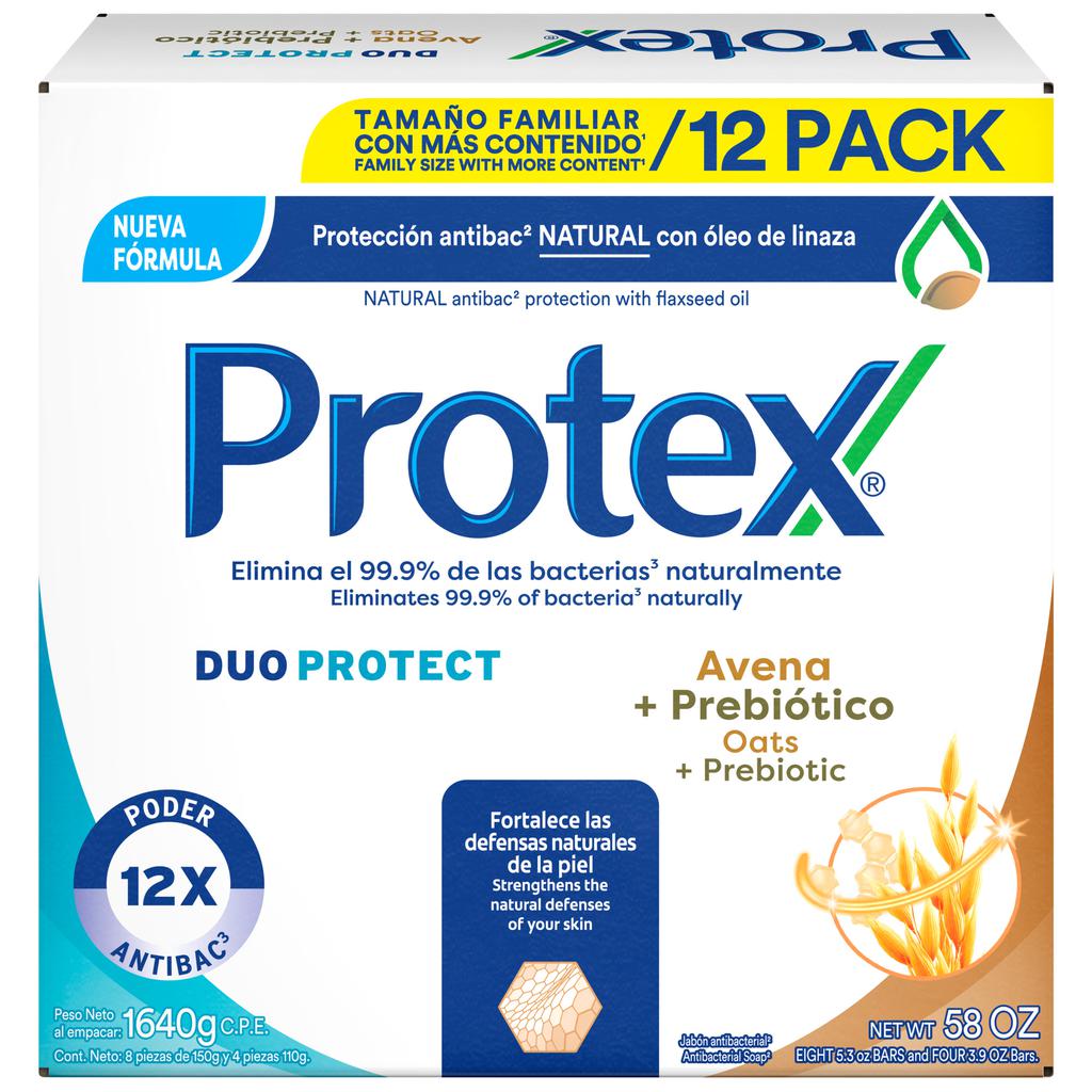 Protex Jabón de Baño Set 4 Unidades Limpieza Profunda + 8 Unidades