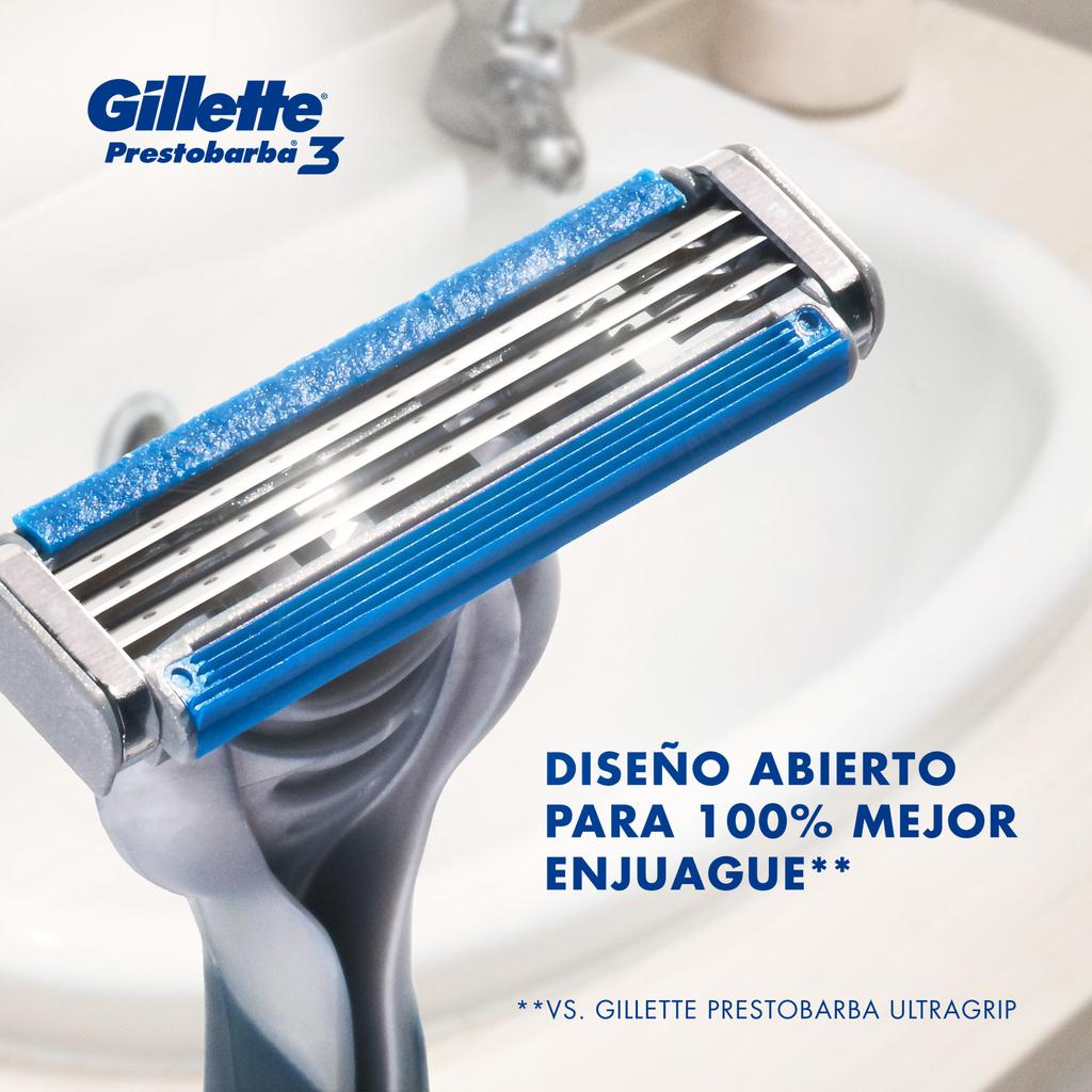 Gillette Prestobarba 3 Rasuradora Desechable 16 Unidades