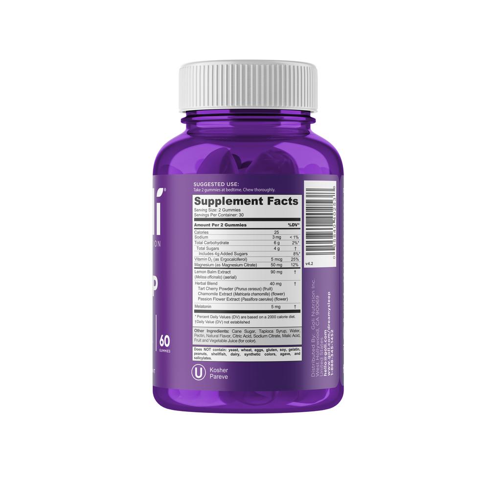 Goli Nutrition Gomitas Dreamy Sleep 60 Unidades