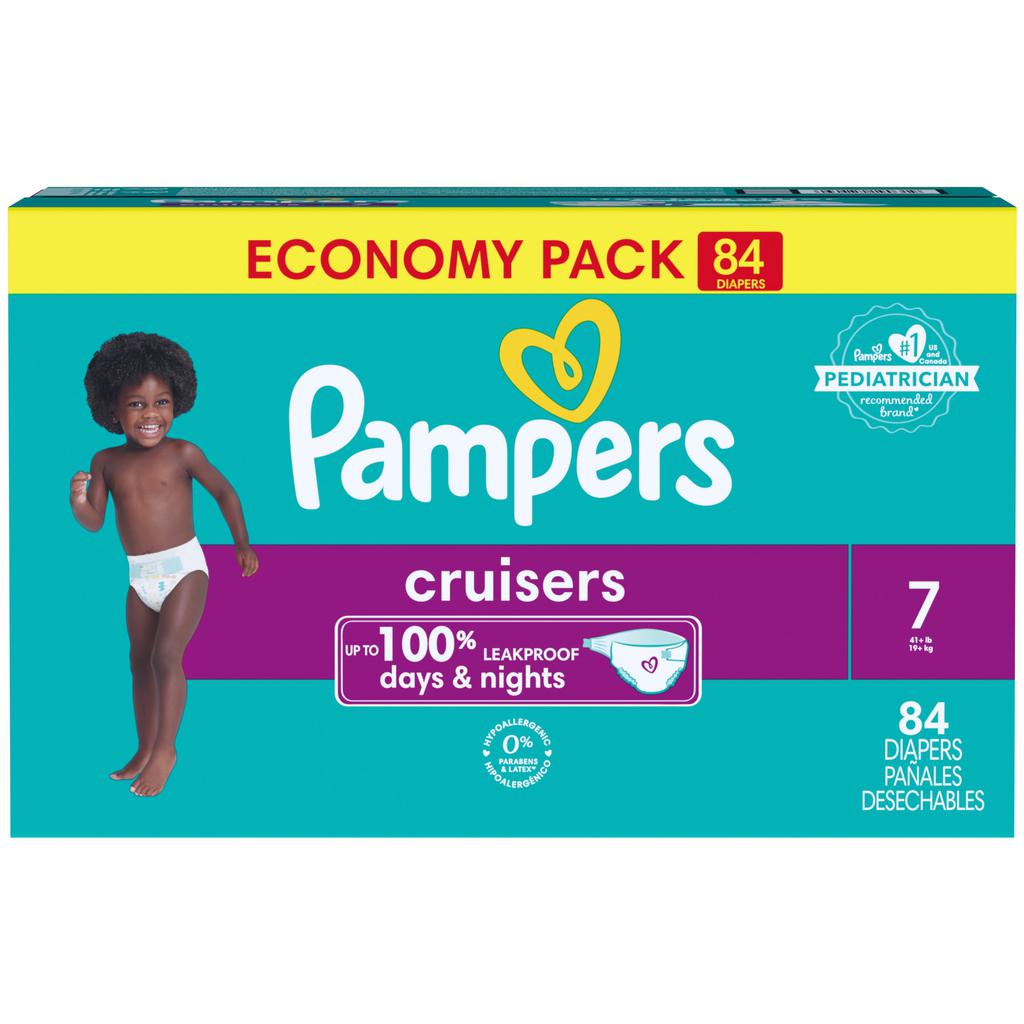 Pampers Pañales para Bebé Etapa 7 - 84 Unidades