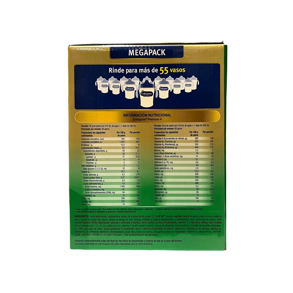 Enfagrow Prometeal 4 Fórmula Infantil 4 Unidades / 550 g / 1.2 lb