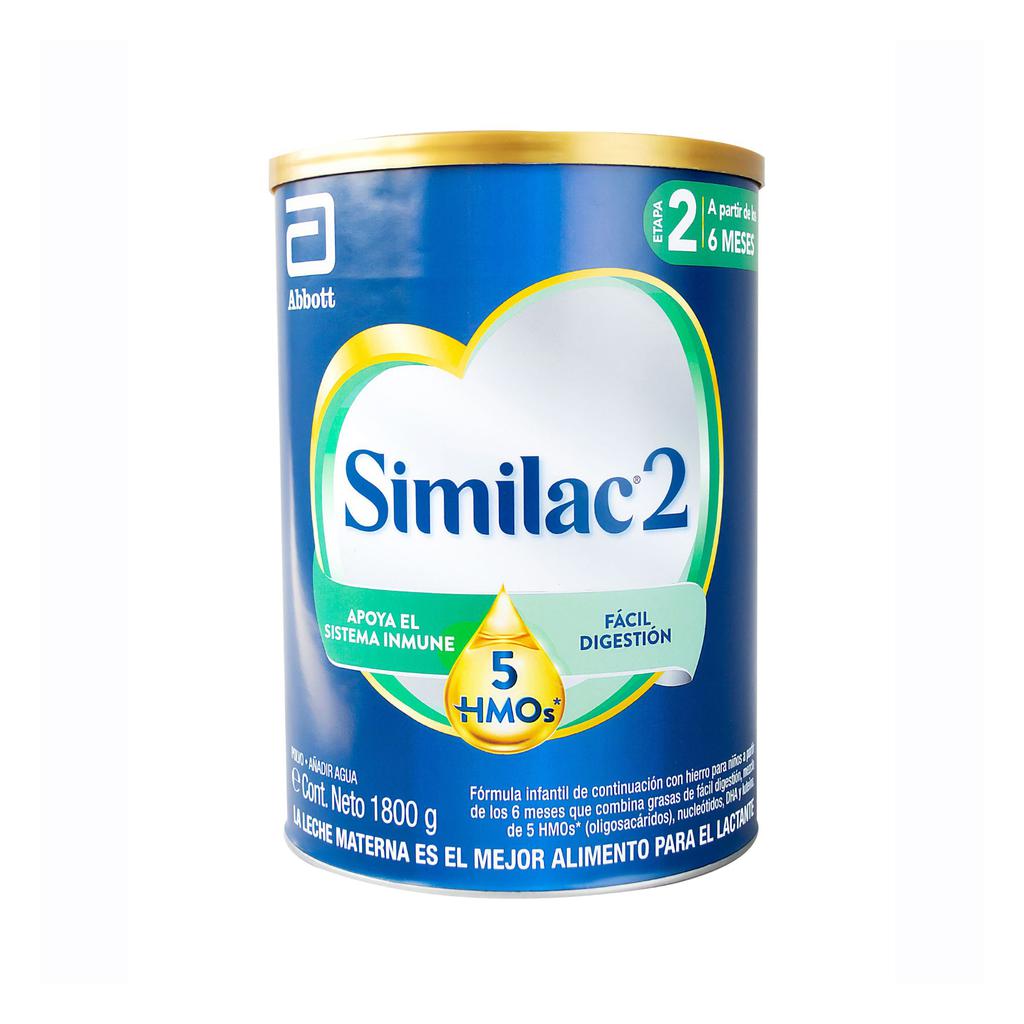 Similac 2 Formula para Bebé en Polvo Enriquecida con 5HMO 1.8 kg / 4 lb