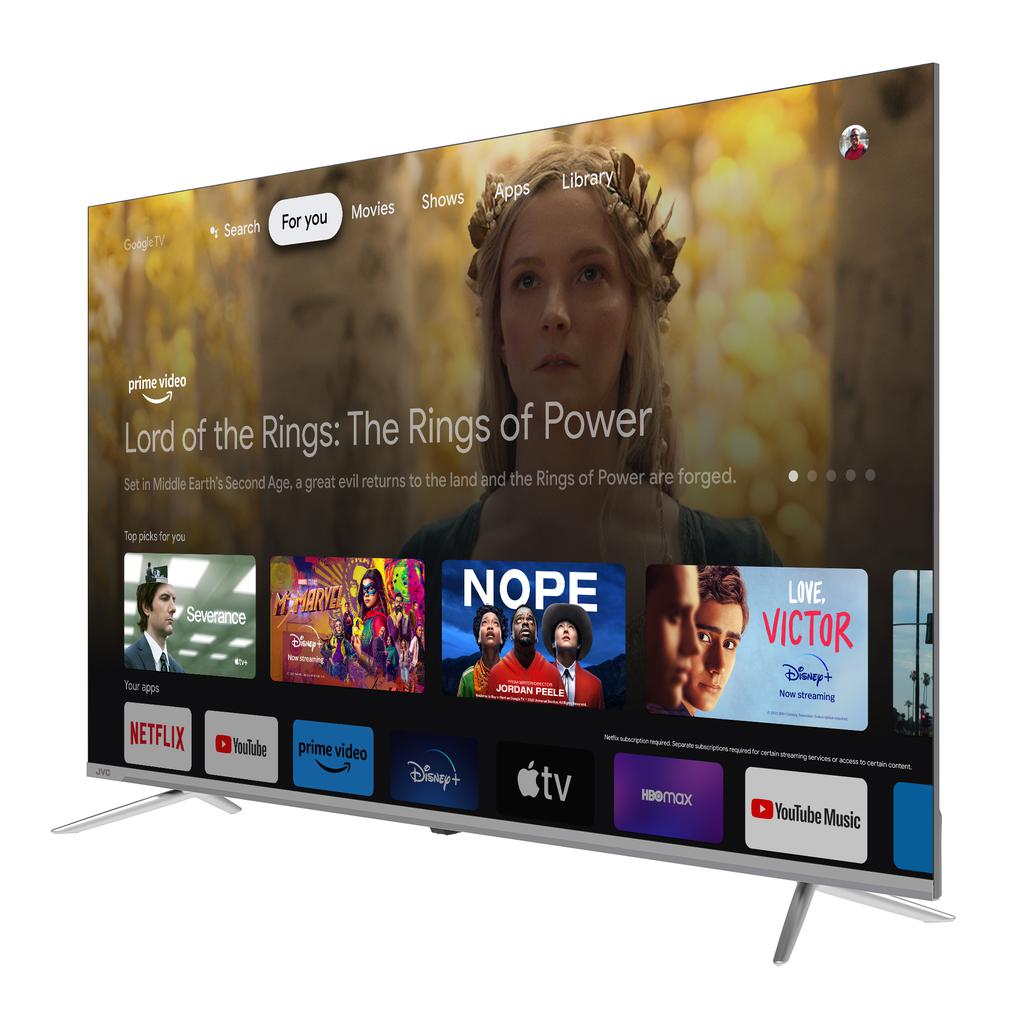 JVC 147 cm / 58” Pulgadas Smart Google TV 4K QLED UHD LT-58KB738
