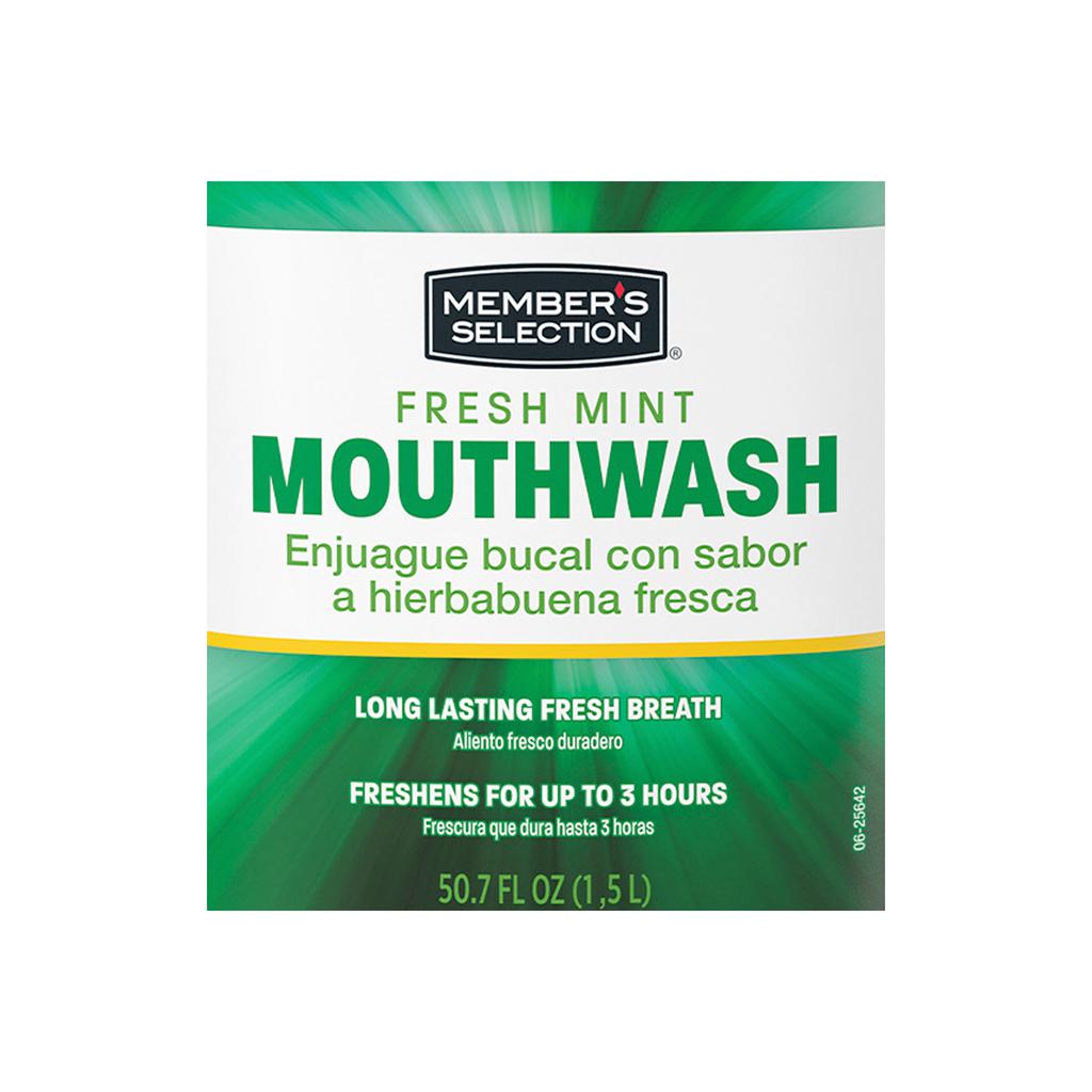 Member's Selection Enjuague Bucal de Menta Fresca 2 Unidades / 1.5 L / 50.7 oz