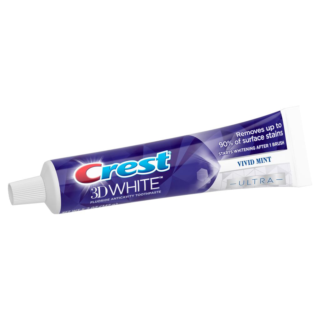 Crest Crema Dental 3D White Advanced Whitening 5 Unidades / 147 g / 5.2 oz