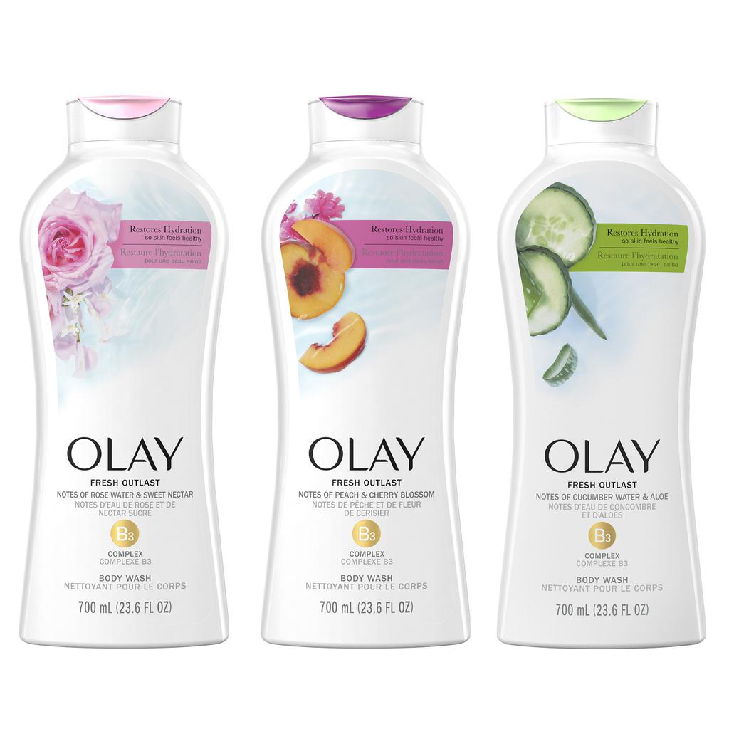 Olay Jabón Líquido para el Cuerpo 3 Unidades 700 mL / 23.6 oz