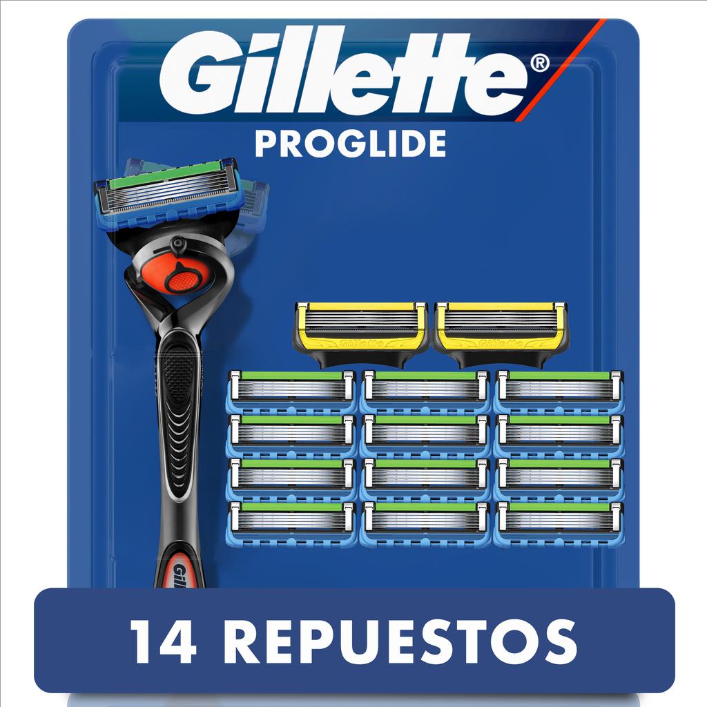 Gillette Proglide y Proshield Repuestos de Rasuradora 14 Unidades