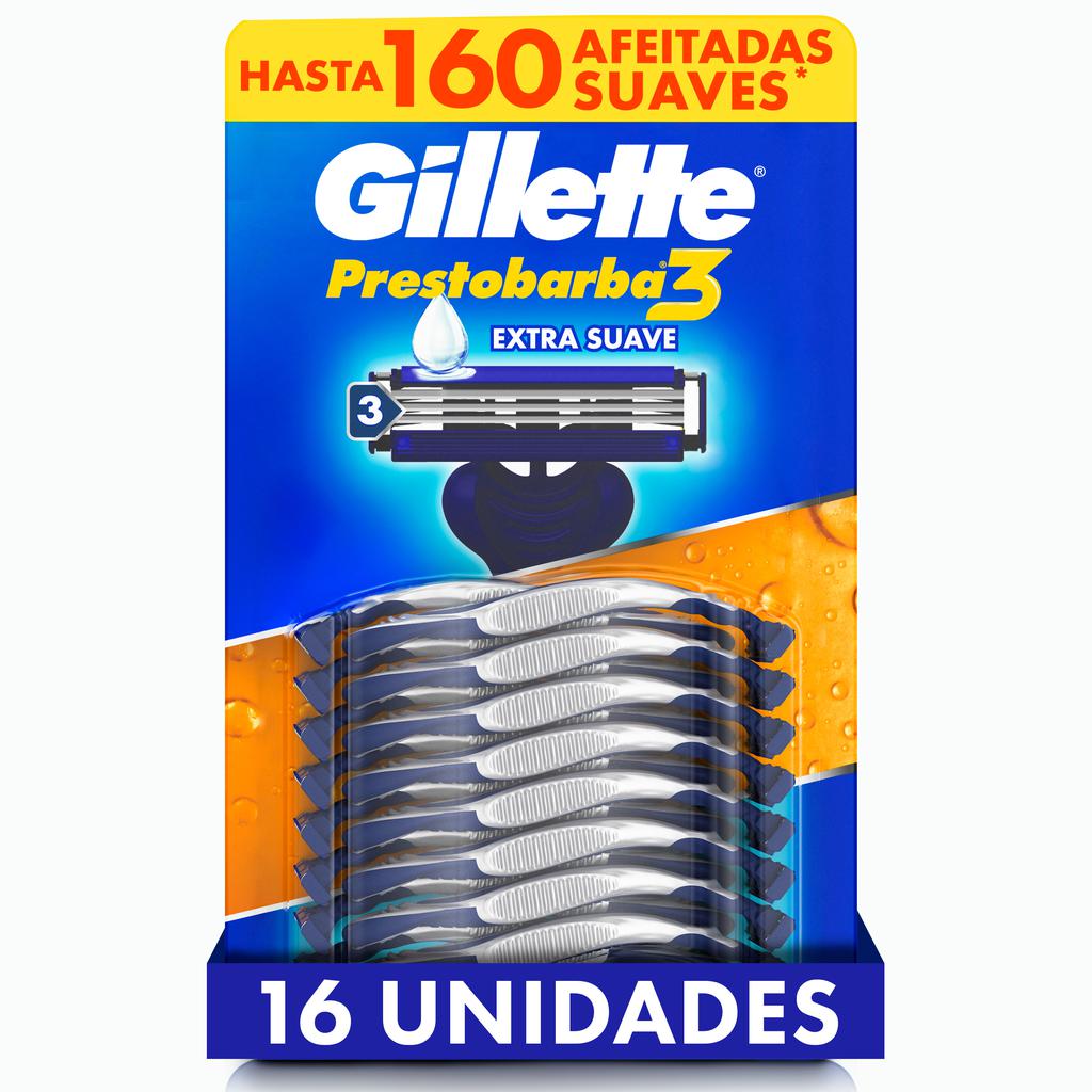 Gillette Prestobarba 3 Rasuradora Desechable 16 Unidades