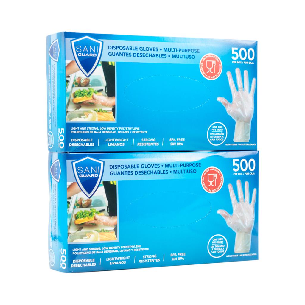 Sani-Guard Guantes Desechables Multiusos 1 000 Unidades
